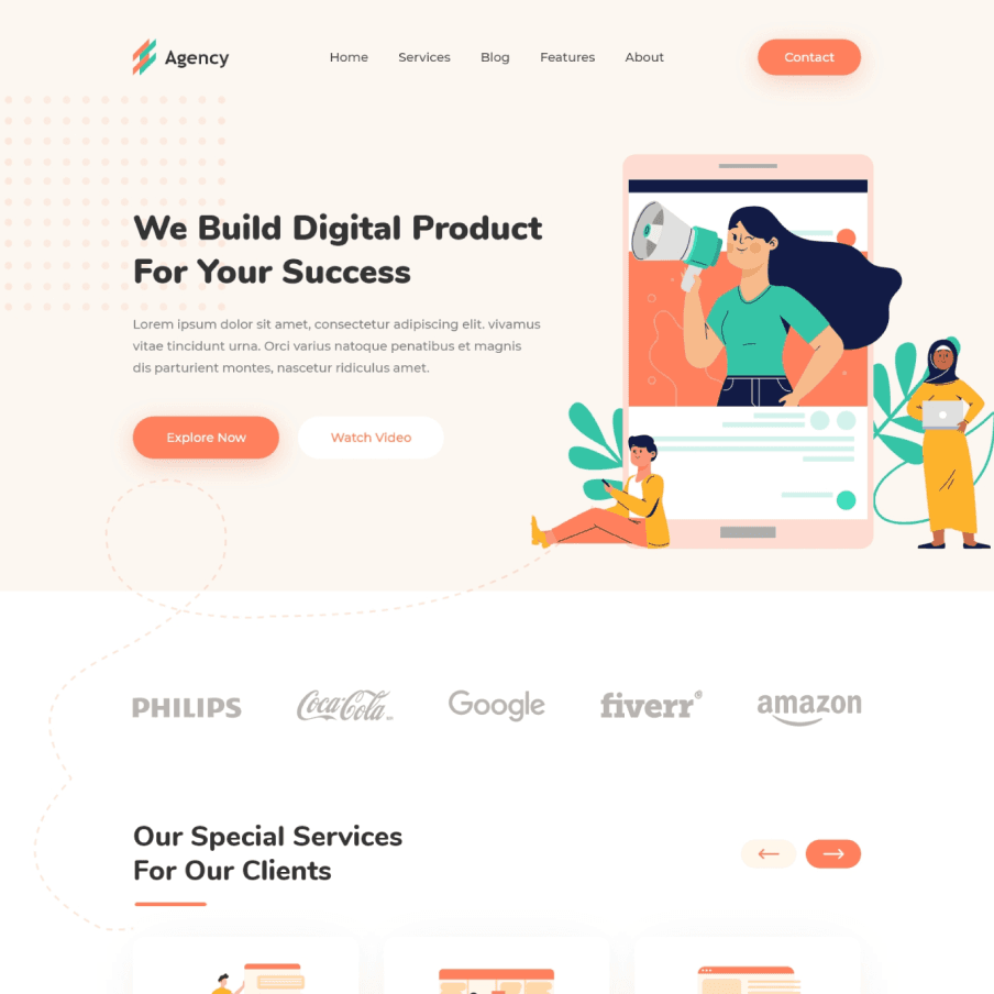 SEO Agency - Creative Landing Page